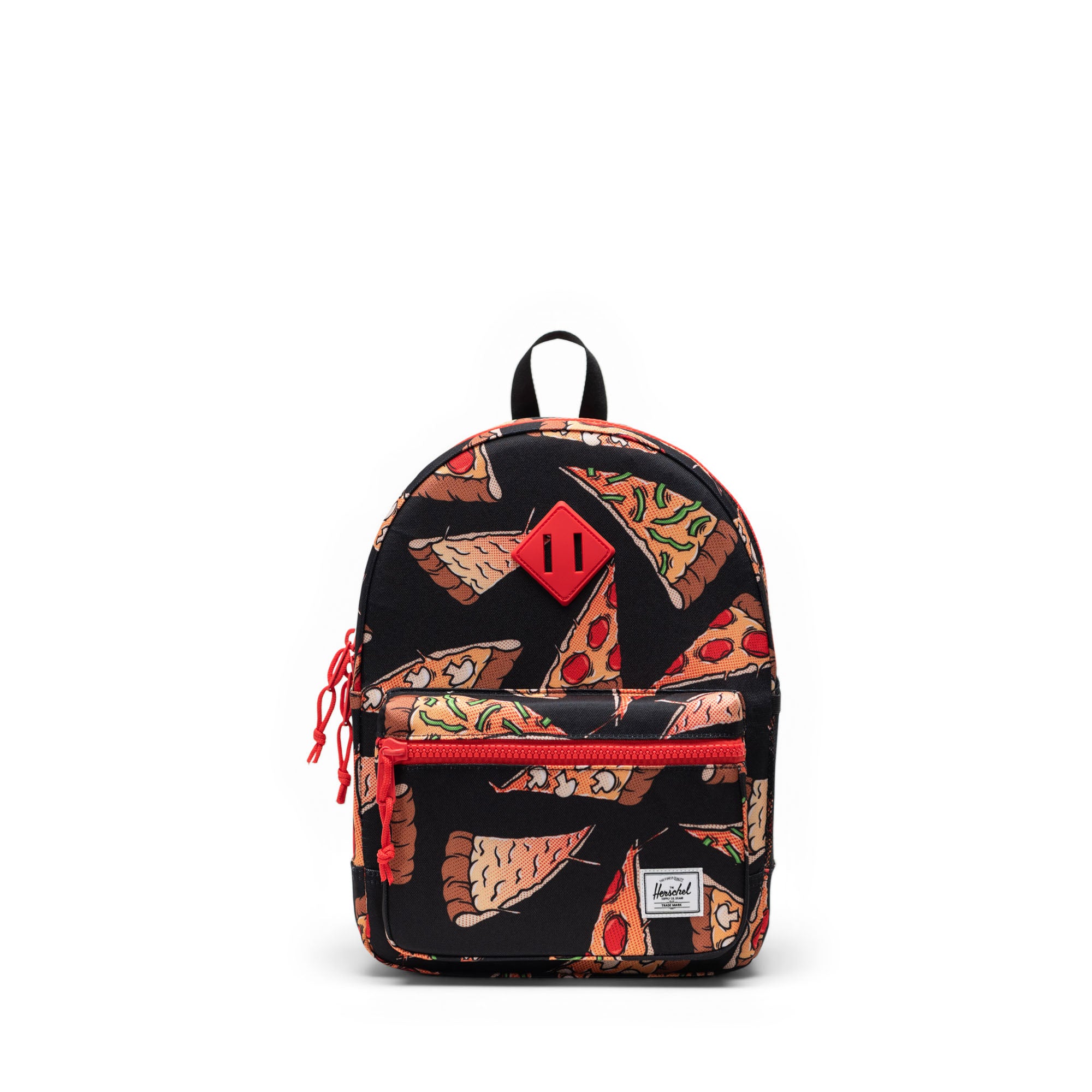 Pizza Desenli Herschel Heritage Çocuk Su İtici Kumaş Sırt Çantası, 15 L